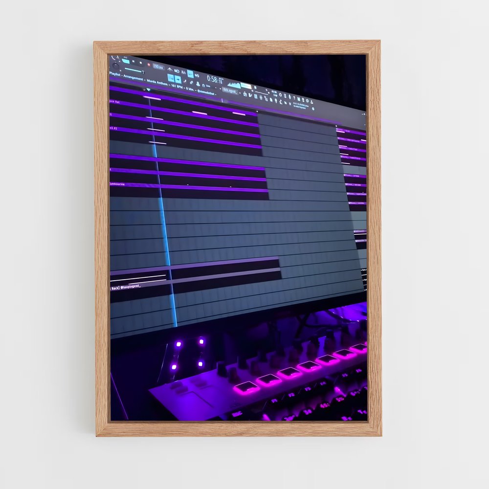 ap-fl studio-3 cadre Bois clair