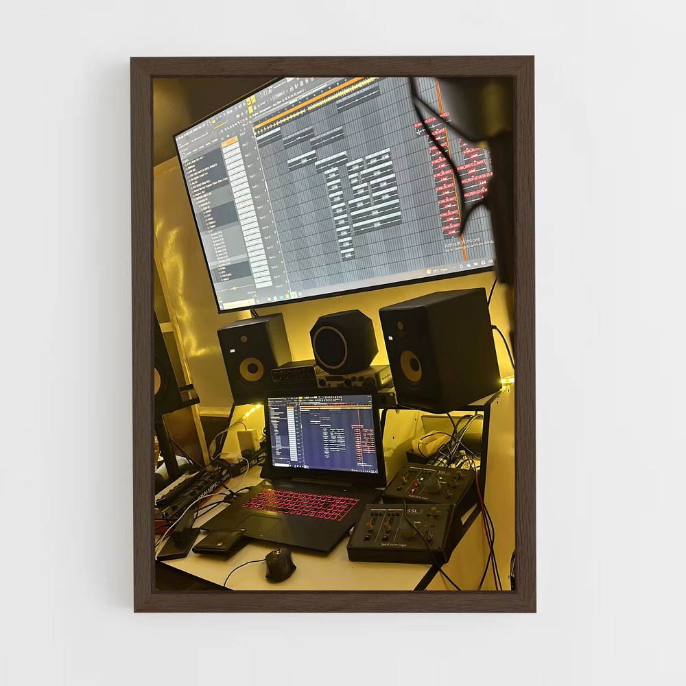 ap-fl studio-7 cadre Bois foncé