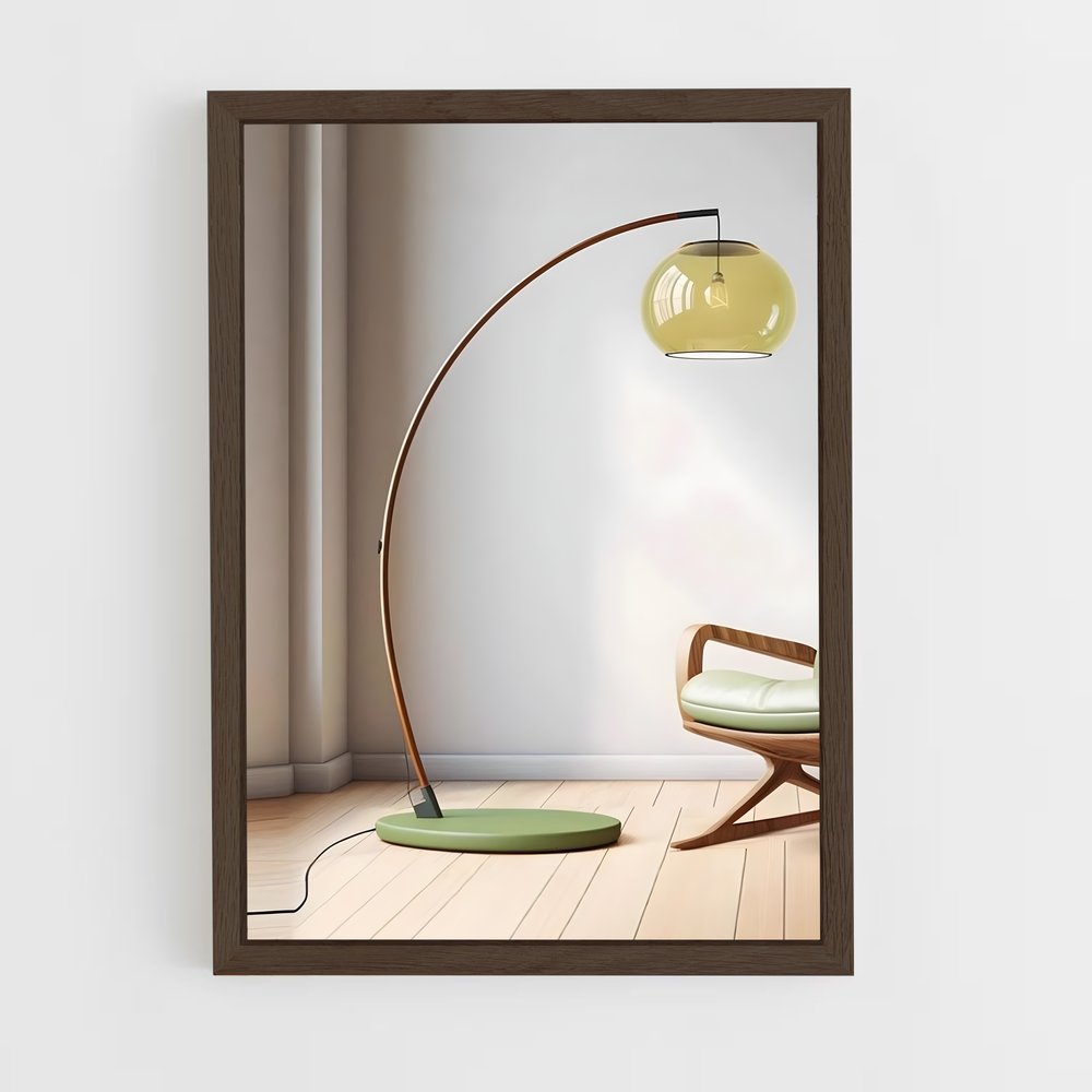 ap-floor lamp-4 cadre Bois foncé
