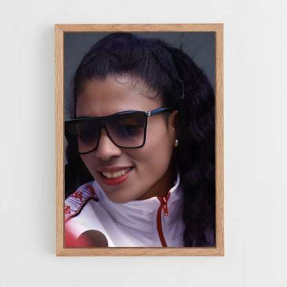 ap-florence griffith-joyner-3 cadre Bois clair