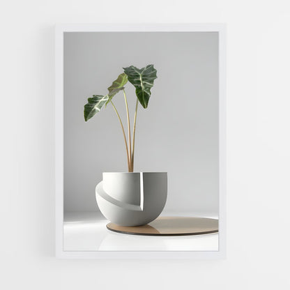 ap-flower pot-6 cadre Blanc