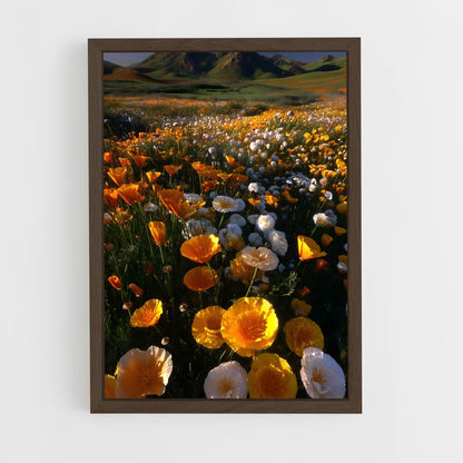 ap-flowers-2 cadre Bois foncé