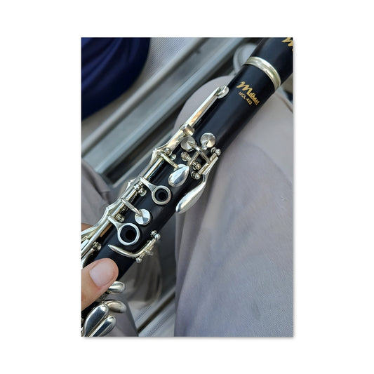 Poster Clarinetiste en Action