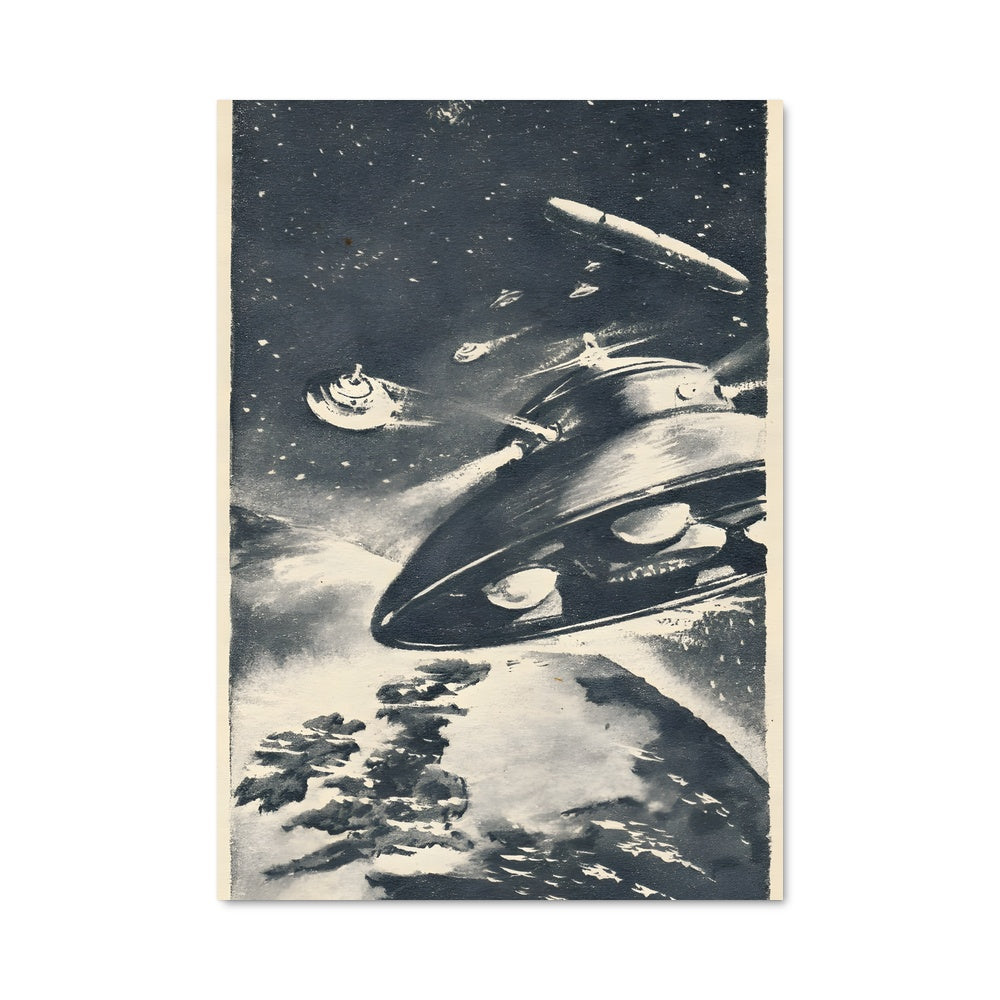 Poster Soucoupe Noire