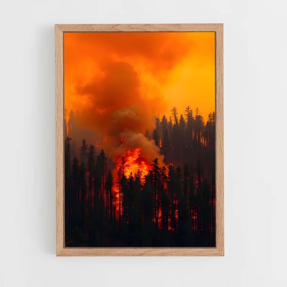 ap-forest fire-7 cadre Bois clair