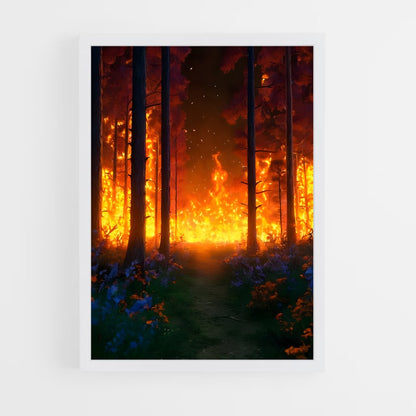 ap-forest fire-8 cadre Blanc