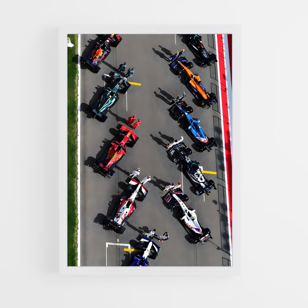ap-formula 1 cars-4 cadre Blanc