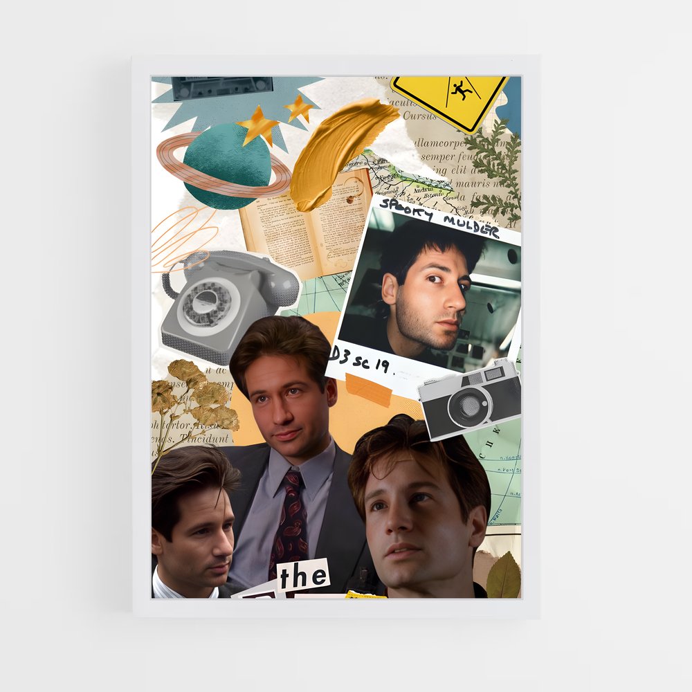 ap-fox mulder-5 cadre Blanc