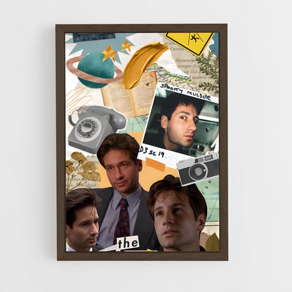 ap-fox mulder-5 cadre Bois foncé