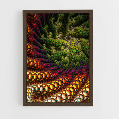 ap-fractals-8 cadre Bois foncé