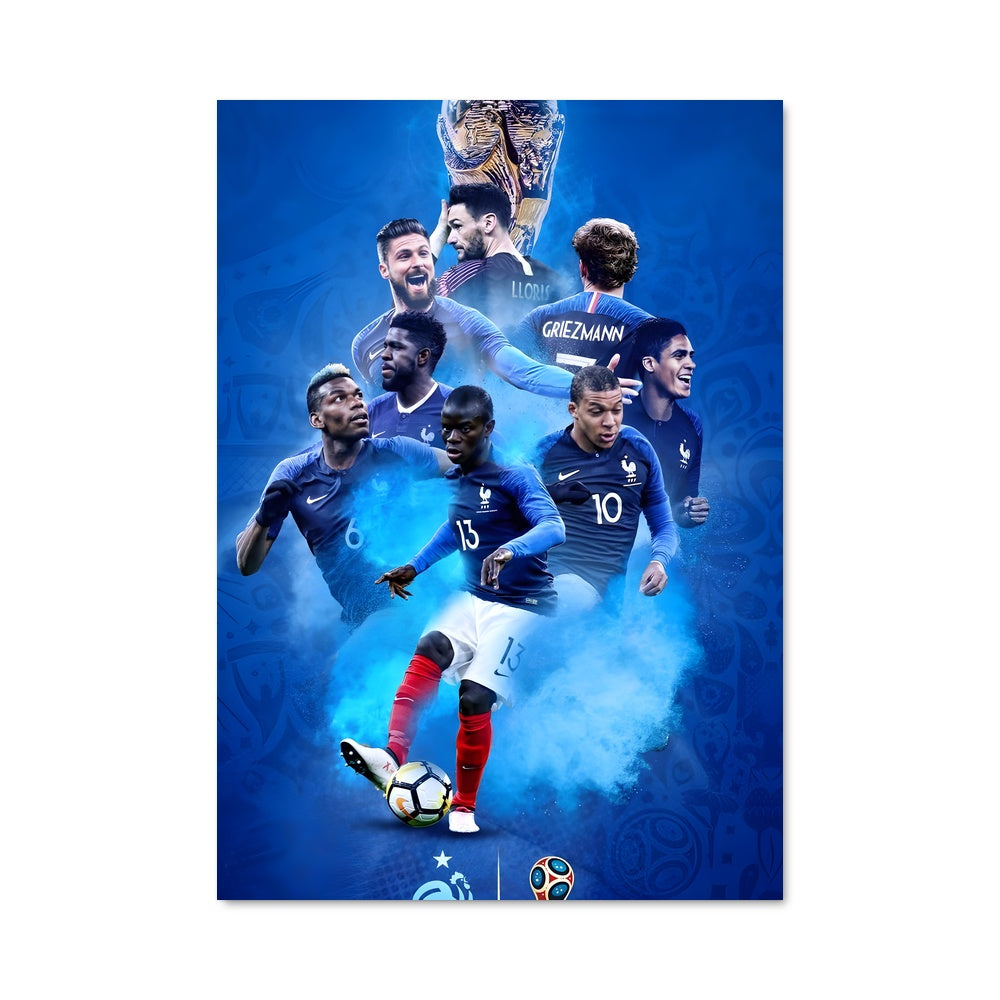 Poster Les Bleus en Action
