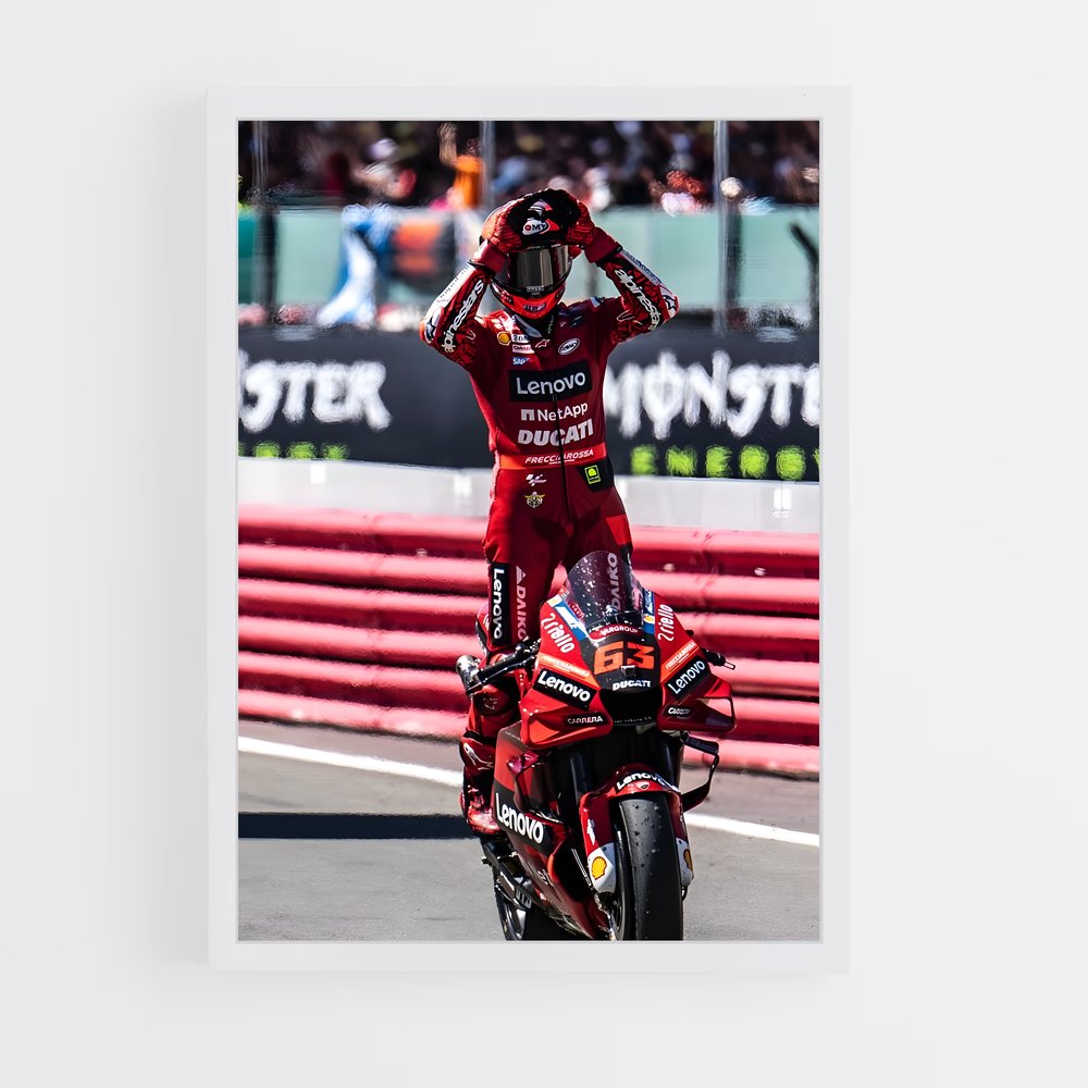 ap-francesco bagnaia-6 cadre Blanc