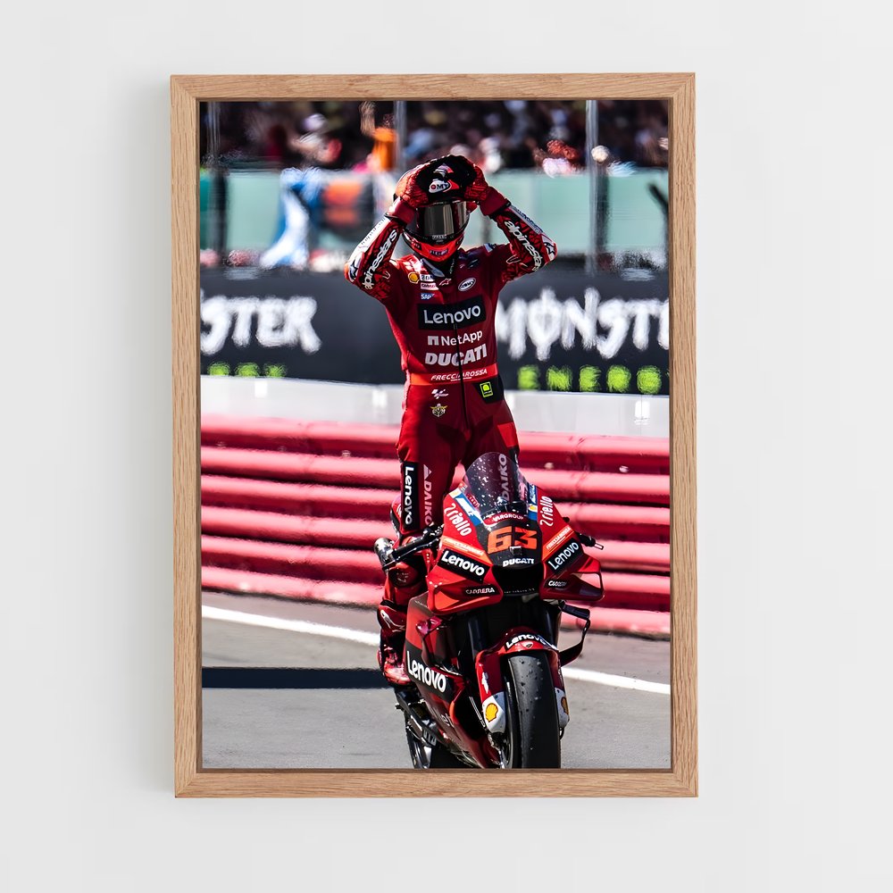 ap-francesco bagnaia-6 cadre Bois clair