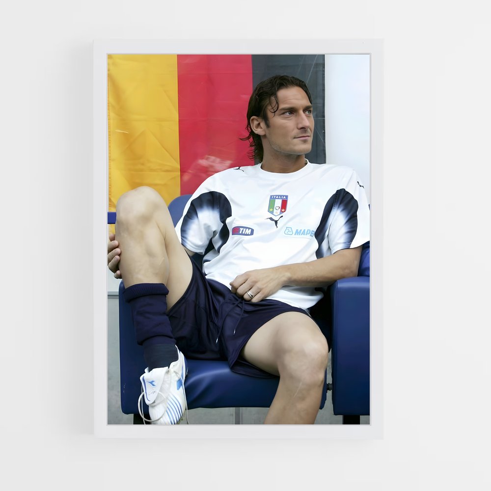 ap-francesco totti-3 cadre Blanc
