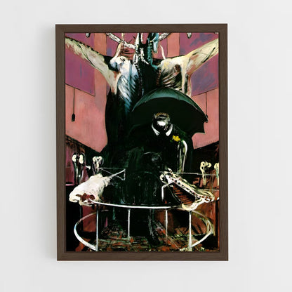 ap-francis bacon-3 cadre Bois foncé