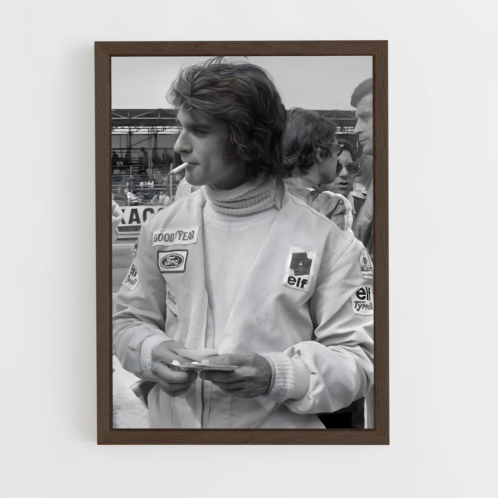 ap-francois cevert-5 cadre Bois foncé