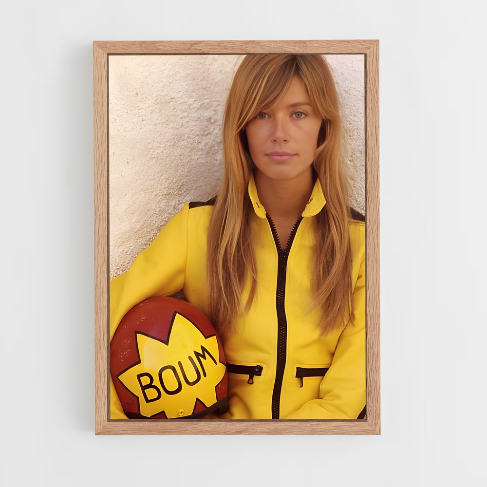 ap-francoise hardy-2 cadre Bois clair