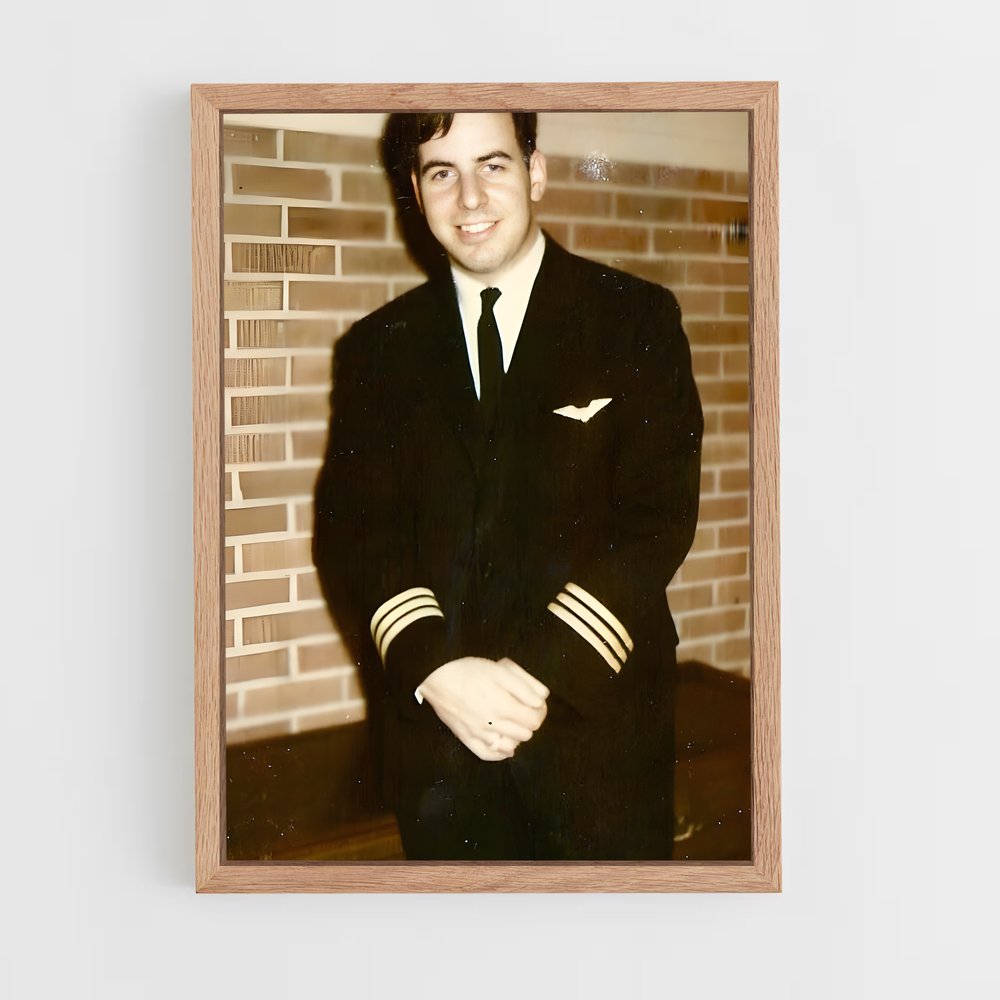 ap-frank abagnale-8 cadre Bois clair