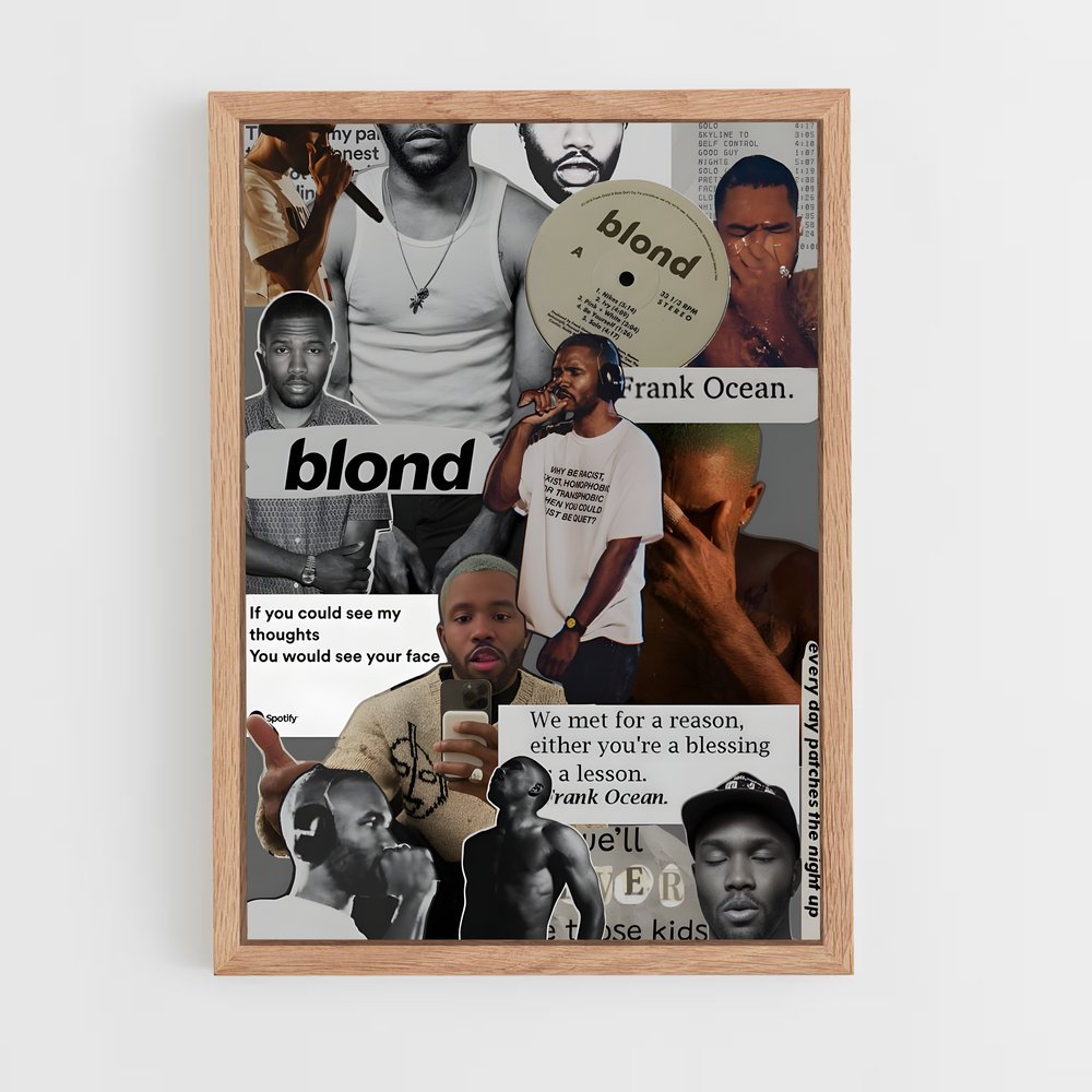ap-frank ocean-11 cadre Bois clair