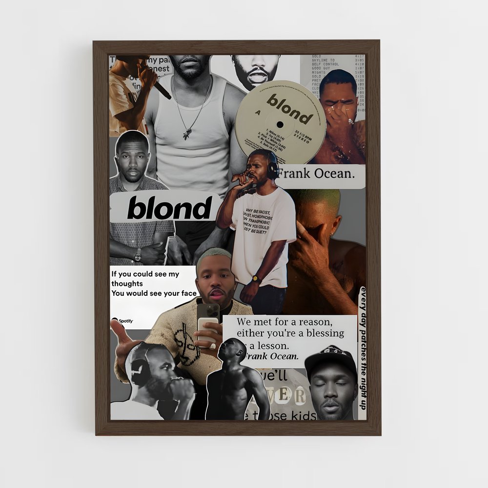 ap-frank ocean-11 cadre Bois foncé