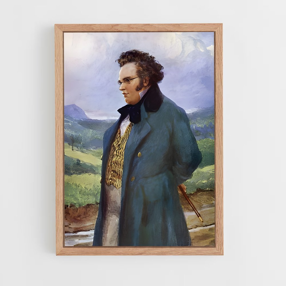 ap-franz schubert-1 cadre Bois clair
