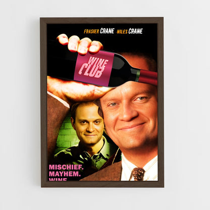 ap-frasier crane-2 cadre Bois foncé