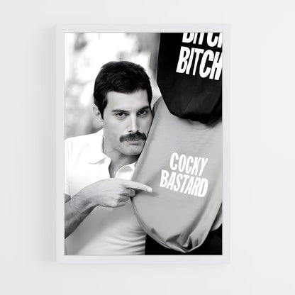 ap-freddie mercury-6 cadre Blanc