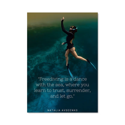 Poster Surfing the Depths