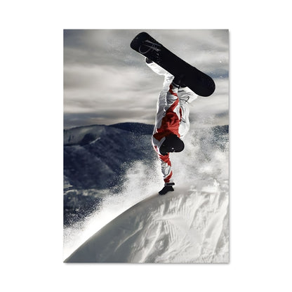 Poster Trick sur Neige