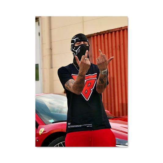Poster Red Mask Drive