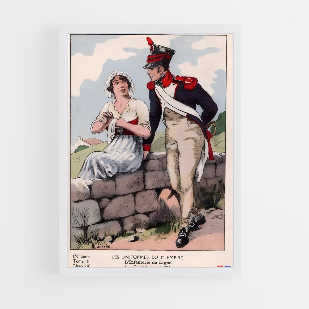ap-french empire-5 cadre Blanc