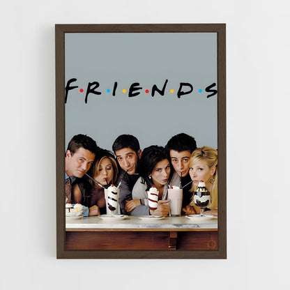 ap-friends-1 cadre Bois foncé