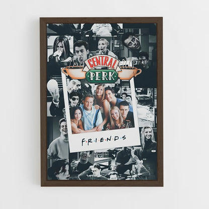 ap-friends-5 cadre Bois foncé