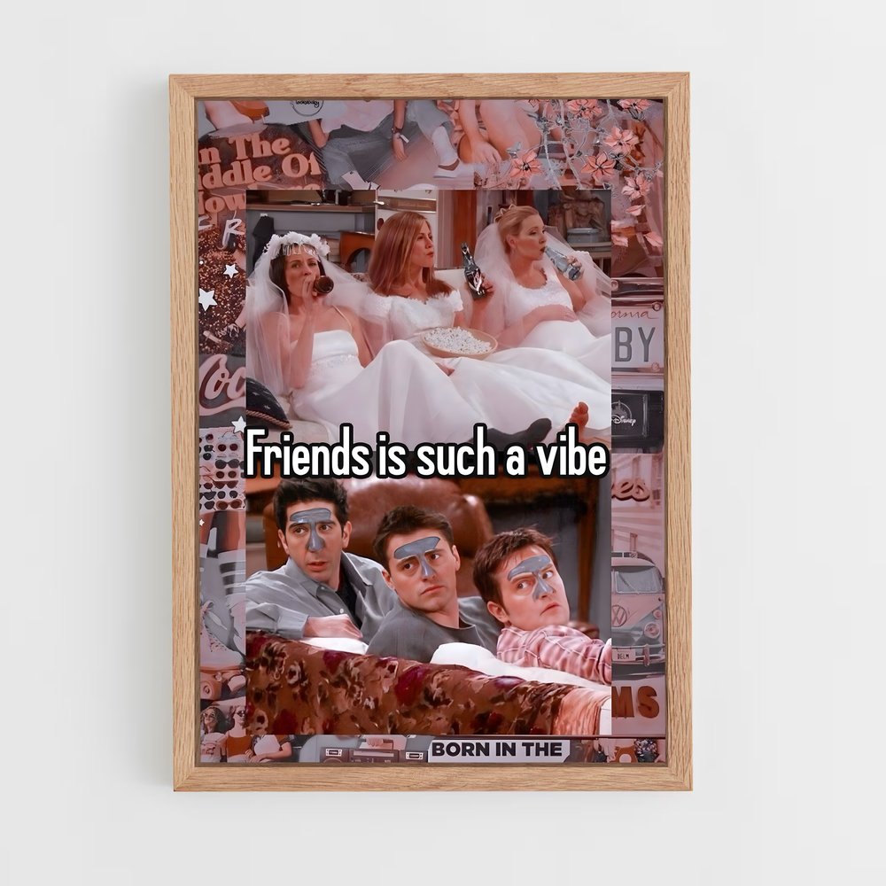 ap-friends-7 cadre Bois clair