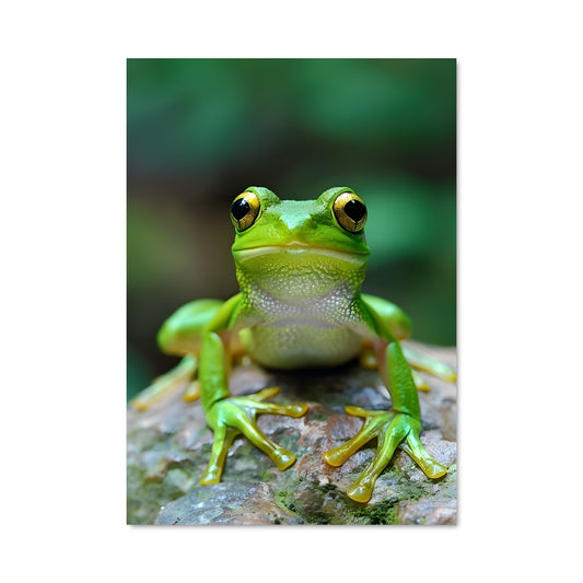 Poster Grenouille Émeraude
