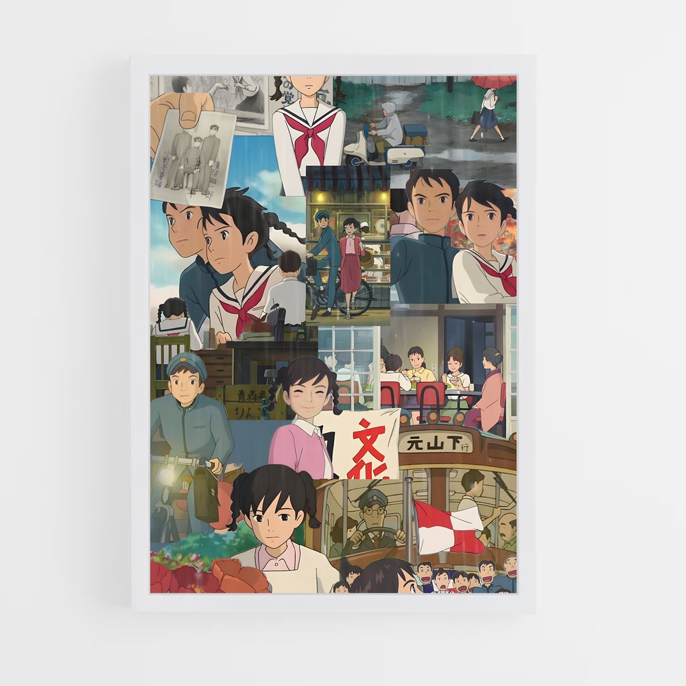ap-from up on poppy hill-3 cadre Blanc