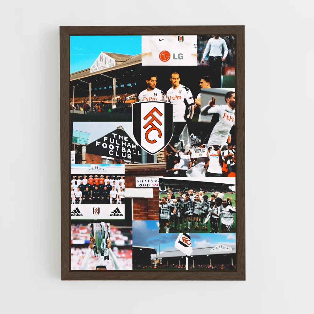 ap-fulham fc-1 cadre Bois foncé
