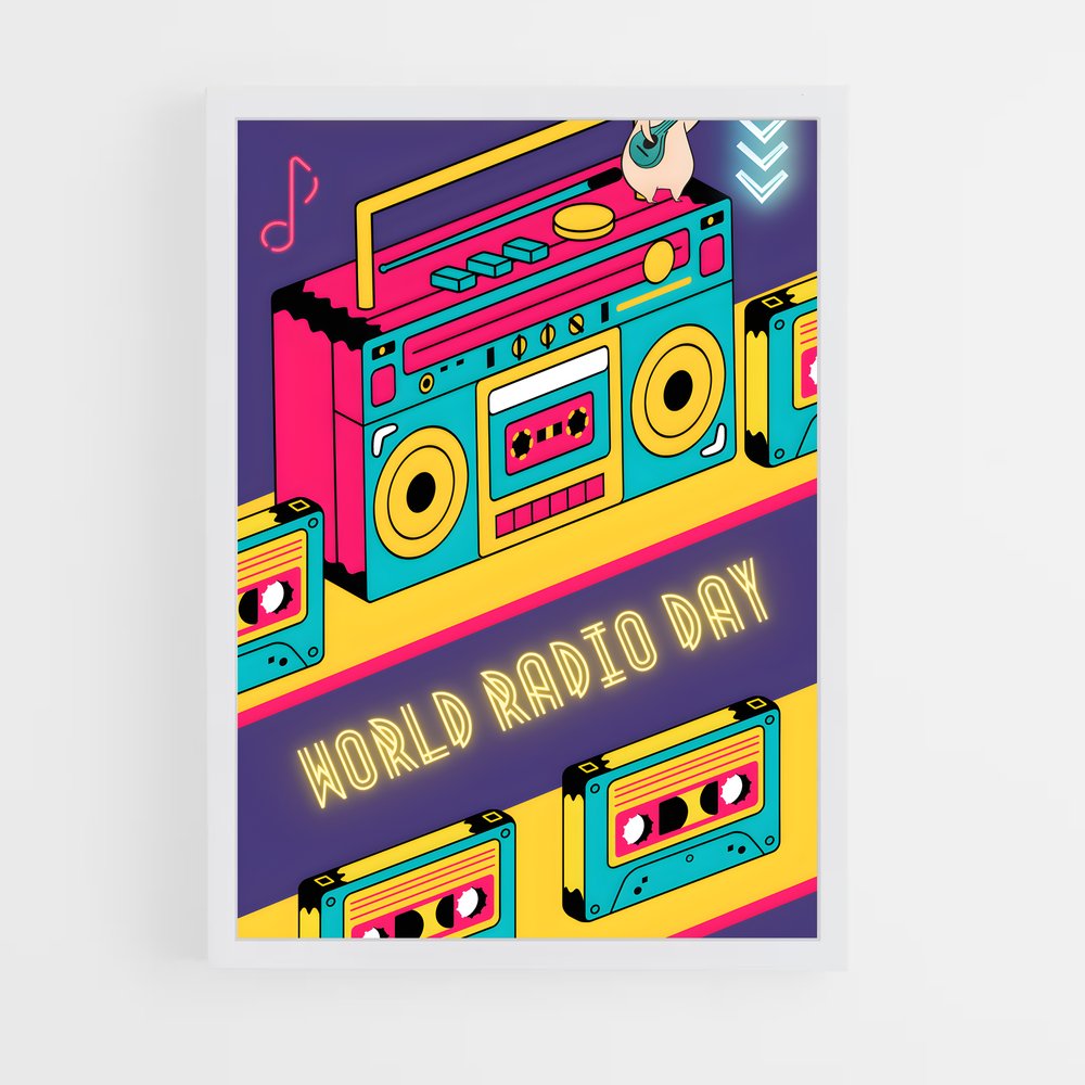 ap-fun radio-3 cadre Blanc