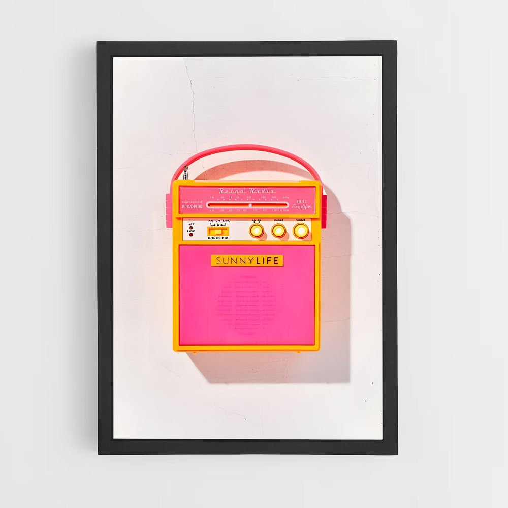 ap-fun radio-4 cadre Noir