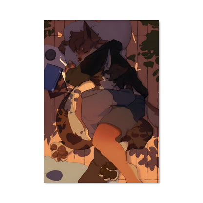 Poster Duo Félin