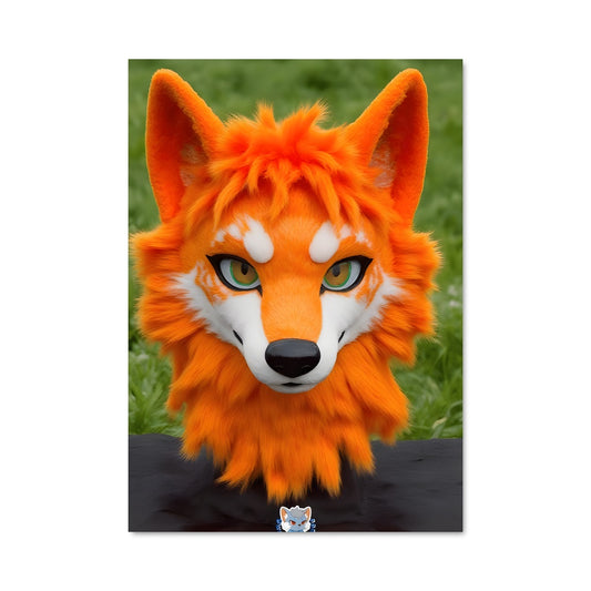 Poster Renard Émeraude