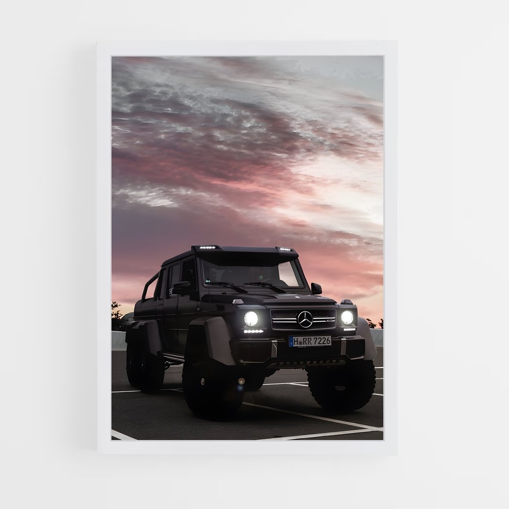 ap-g63 amg 6x6-2 cadre Blanc
