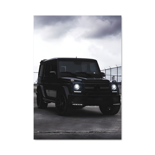 Poster Noir Énergique