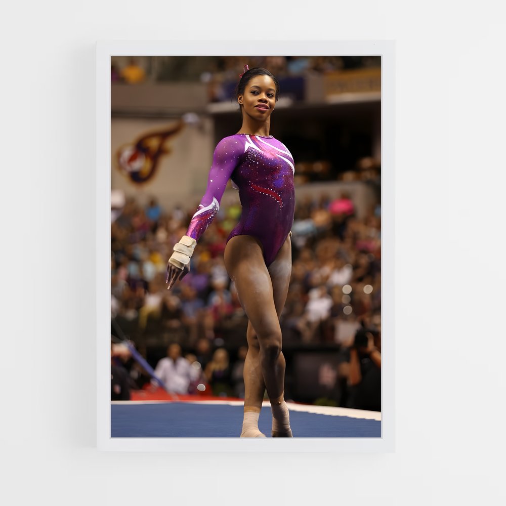 ap-gabby douglas-2 cadre Blanc
