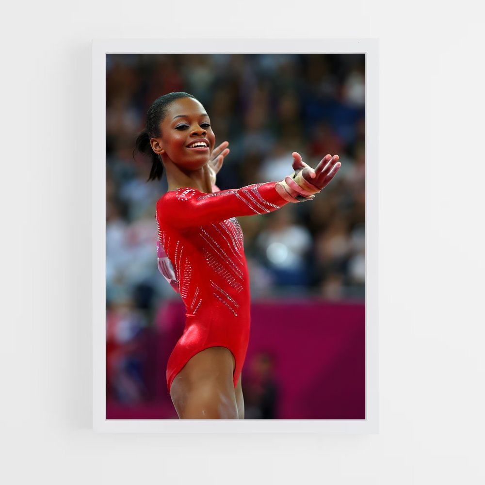 ap-gabby douglas-8 cadre Blanc
