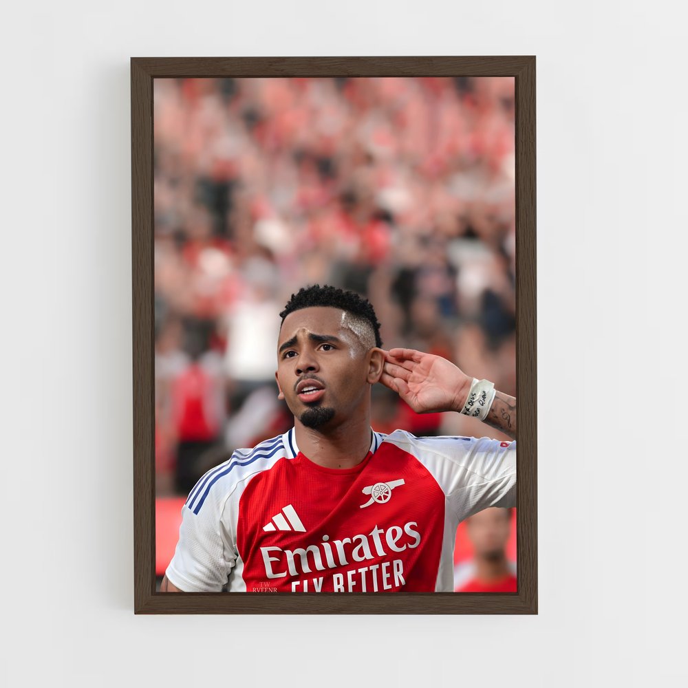 ap-gabriel jesus-2 cadre Bois foncé
