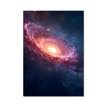 Poster Spirale Étoilée