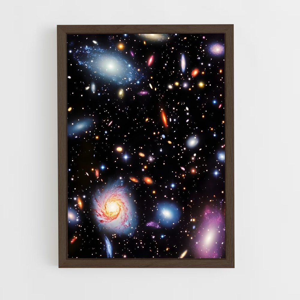 ap-galaxies-19 cadre Bois foncé