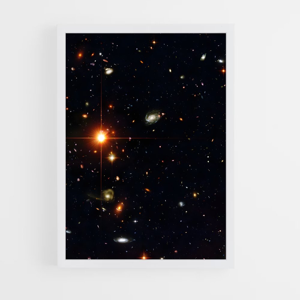 ap-galaxy cluster-2 cadre Blanc