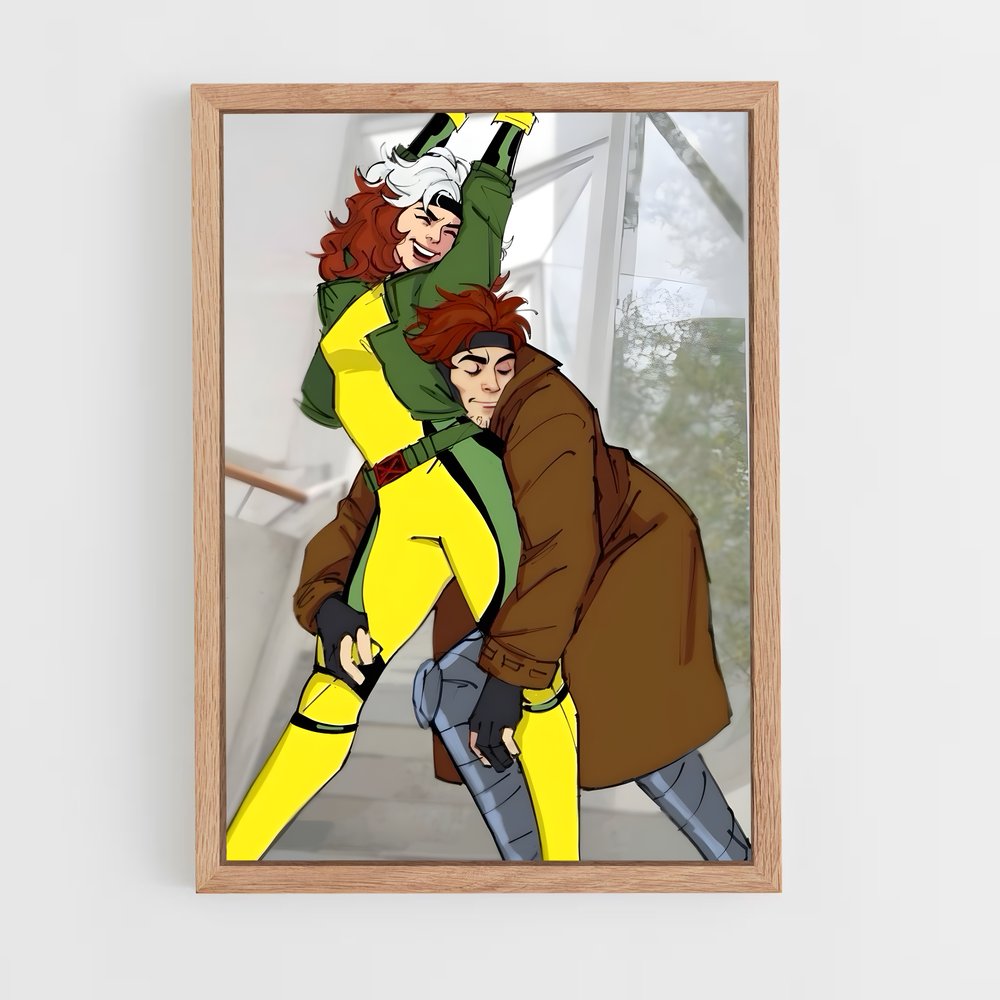 ap-gambit x-men-6 cadre Bois clair